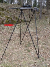 VIPER-FLEX STYX JOURNEY + XL (XL bis 210 cm) ZIELSTOCK SET inkl. fnftes Standbein Single Leg Art.Nr.VF020103-1