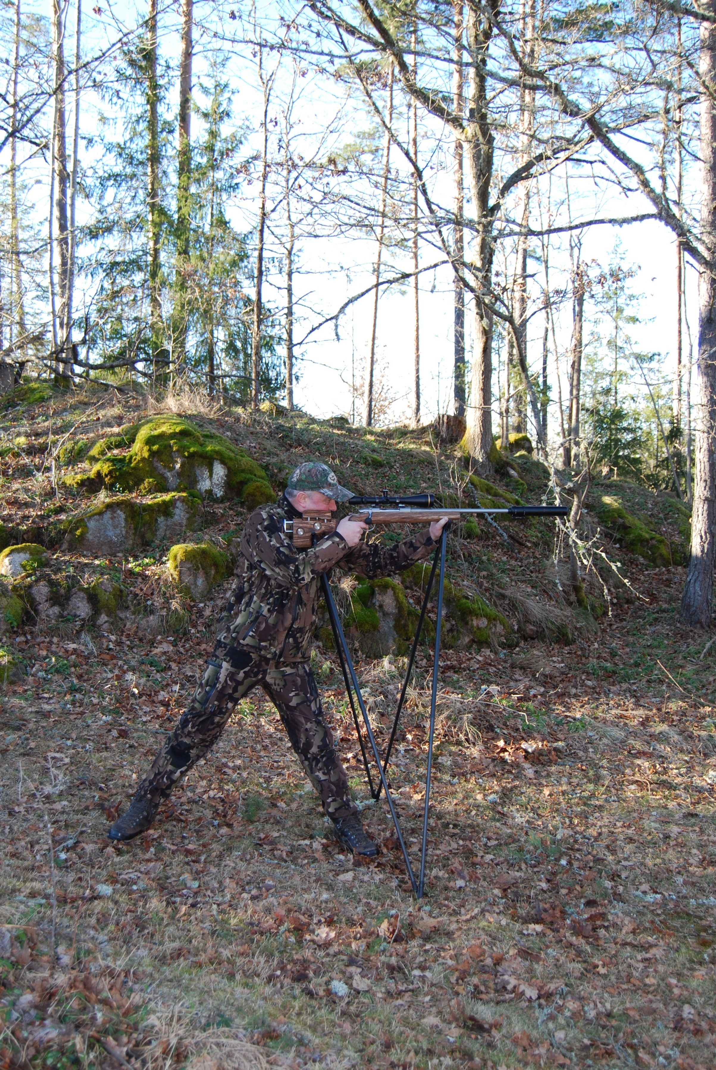 VIPER-FLEX STYX PRO CARBON + (hhenverstellbarer Carbon Schiestock)